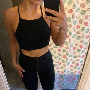 TOPSHOP black crop top